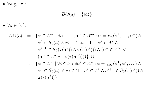 math formula of a loop