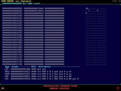 IST working, genprot handler has it's own stack. Some good news at least :-)