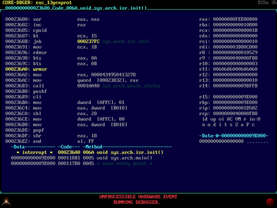 Something went wrong with x2APIC initialization