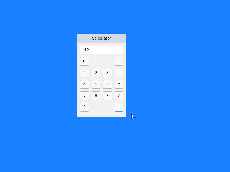 Launch the GUI and play with the calculator!